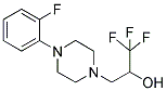 1,1,1-TRIFLUORO-3-[4-(2-FLUOROPHENYL)PIPERAZINO]-2-PROPANOL Struktur