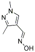 1,3-DIMETHYL-1H-PYRAZOLE-4-CARBALDEHYDE OXIME Struktur