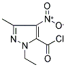 1-ETHYL-3-METHYL-4-NITROPYRAZOLE-5-CARBONYL CHLORIDE Struktur