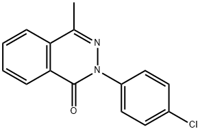 2-(4-CHLOROPHENYL)-4-METHYL-1(2H)-PHTHALAZINONE Struktur