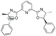 [4R-[2(4R,5R),4ALPHA,5BETA]]-2,6-BIS(4,5-DIHYDRO-4-METHYL-5-PHENYL-2-OXAZOLYL)PYRIDINE Struktur