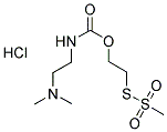 O-2-(METHANETHIOSULFONATE)ETHYL-N-(N,N-DIMETHYLAMINOETHYL)CARBAMATE, HYDROCHLORIDE Struktur