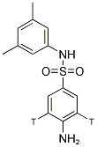 SULFAMETHAZINE, [3,5-3H]- Struktur