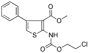 METHYL 2-([(2-CHLOROETHOXY)CARBONYL]AMINO)-4-PHENYLTHIOPHENE-3-CARBOXYLATE Struktur