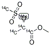 2-(S)-METHYLSULFONYLOXYPROPIONIC ACID [14C(U)], METHYL ESTER Struktur