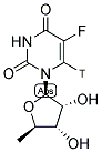 5'-DEOXY 5-FLUOROURIDINE, [6-3H]- Struktur