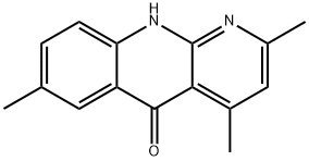 2,4,7-TRIMETHYLBENZO[B]-1,8-NAPHTHYRIDIN-5(10H)-ONE Struktur