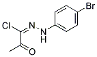 (1E)-N-(4-BROMOPHENYL)-2-OXOPROPANEHYDRAZONOYL CHLORIDE Struktur