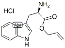 (R)-2-AMINO-3-(1H-INDOL-3-YL)-PROPIONIC ACID ALLYL ESTER HCL Struktur