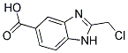 2-(CHLOROMETHYL)-1H-BENZIMIDAZOLE-5-CARBOXYLIC ACID Struktur