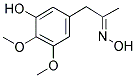 (3,4-DIMETHOXY-5-HYDROXYPHENYL)ACETONE OXIME Struktur