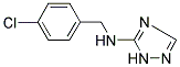 N-(4-CHLOROBENZYL)-1H-1,2,4-TRIAZOL-5-AMINE Struktur