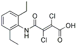 2,3-DICHLORO-4-(2,6-DIETHYLANILINO)-4-OXOBUT-2-ENOIC ACID Struktur