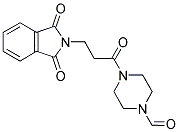 4-[3-(1,3-DIOXO-1,3-DIHYDRO-2H-ISOINDOL-2-YL)PROPANOYL]-1-PIPERAZINECARBALDEHYDE Struktur