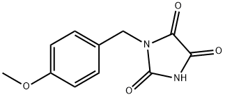 1-(4-METHOXYBENZYL)-1H-IMIDAZOLE-2,4,5(3H)-TRIONE Struktur