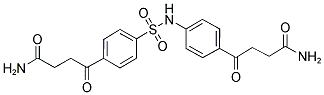 4-SUCCINAMYL-N-(4-SUCCINAMYL)BENZENESULPHONAMIDE Struktur