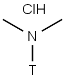 N,N-DIMETHYAMINE, [3H] HYDROCHLORIDE Struktur