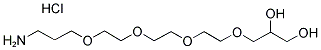 15,16-DIHYDROXY-4,7,10,13-TETRAOXA-HEXADECYLAMINE HYDROCHLORIDE Struktur