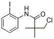 3-CHLORO-N-(2-IODOPHENYL)-2,2-DIMETHYLPROPANAMIDE Struktur