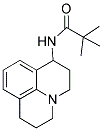 2,2-DIMETHYL-N-(2,3,6,7-TETRAHYDRO-(1H,5H)-BENZO[IJ]QUINOLIZIN-3-YL)PROPANAMIDE Struktur