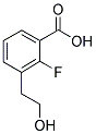 2-FLUORO-3-(2-HYDROXY-ETHYL)-BENZOIC ACID Struktur