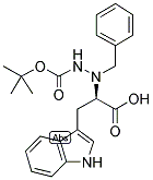 (R)-(-)-N(ALPHA)-BENZYL-N(BETA)-BOC-(D)-HYDRAZINOTRYPTOPHANE Struktur