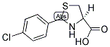 (R)-2-(4-CHLORO-PHENYL)-THIAZOLIDINE-4-CARBOXYLIC ACID Struktur