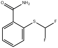 2-(DIFLUOROMETHYLTHIO)BENZAMIDE Struktur