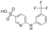 6-[3-(TRIFLUOROMETHYL)ANILINO]-3-PYRIDINESULFONIC ACID Struktur