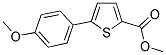 METHYL 5-(4-METHOXYPHENYL)-2-THIOPHENECARBOXYLATE Struktur