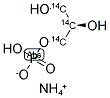 L-[U-14C]GLYCEROL 3-PHOSPHATE, AMMONIUM SALT Struktur