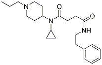 N-CYCLOPROPYL-4-OXO-4-[(2-PHENYLETHYL)AMINO]-N-(1-PROPYLPIPERIDIN-4-YL)BUTANAMIDE Struktur