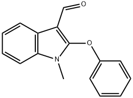 1-METHYL-2-PHENOXY-1H-INDOLE-3-CARBALDEHYDE Struktur