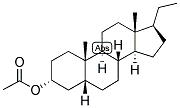 5-BETA-PREGNAN-3-ALPHA-OL ACETATE Struktur