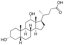 4-(3,12-DIHYDROXY-10,13-DIMETHYL-HEXADECAHYDRO-CYCLOPENTA[A]PHENANTHREN-17-YL)-PENTANOIC ACID Struktur