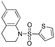 2-((6-METHYL-1,2,3,4-TETRAHYDROQUINOLYL)SULFONYL)THIOPHENE Struktur