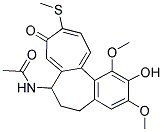 2-DEMETHYLTHIOCOLCHICINE Struktur