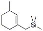 (3-METHYLCYCLOHEX-1-ENYLMETHYL)TRIMETHYLSILANE Struktur