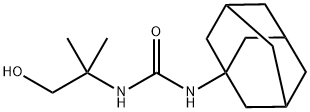 N-1-ADAMANTYL-N'-(2-HYDROXY-1,1-DIMETHYLETHYL)UREA Struktur