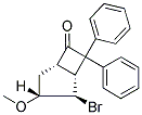 2-BROMO-3-METHOXY-7,7-DIPHENYLBICYCLO[3.2.0]HEPTAN-6-ONE Struktur