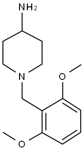 1-(2,6-DIMETHOXY-BENZYL)PIPERIDIN-4-YLAMINE Struktur