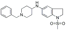 N-(1-BENZYLPIPERIDIN-4-YL)-2,3-DIHYDRO-1-(METHYLSULPHONYL)-(1H)-INDOL-5-AMINE Struktur