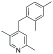 2,5-DIMETHYL-4-(2,4-DIMETHYLBENZYL)PYRIDINE Struktur