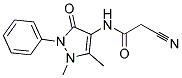 2-CYANO-N-(1,5-DIMETHYL-3-OXO-2-PHENYL-2,3-DIHYDRO-1H-PYRAZOL-4-YL)-ACETAMIDE Struktur