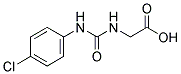 (([(4-CHLOROPHENYL)AMINO]CARBONYL)AMINO)ACETIC ACID Struktur