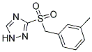 3-METHYLBENZYL 1H-1,2,4-TRIAZOL-3-YL SULFONE Struktur