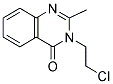 3-(2-CHLORO-ETHYL)-2-METHYL-3H-QUINAZOLIN-4-ONE Struktur