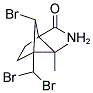 6-BROMO-4-(DIBROMOMETHYL)-5,5-DIMETHYLBICYCLO[2.1.1]HEXANE-1-CARBOXAMIDE Struktur