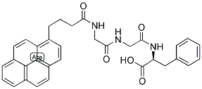 N-4-(1-PYRENE)BUTYROYLGLYCYLGLYCYL-L-PHENYLALANINE Struktur