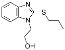 2-[2-(PROPYLTHIO)-1H-BENZIMIDAZOL-1-YL]ETHANOL Struktur